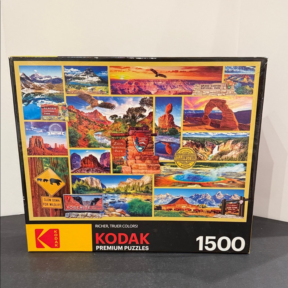 KODAK PREMIUM PUZZLES 1500 Piece US National Parks jigsaw puzzle